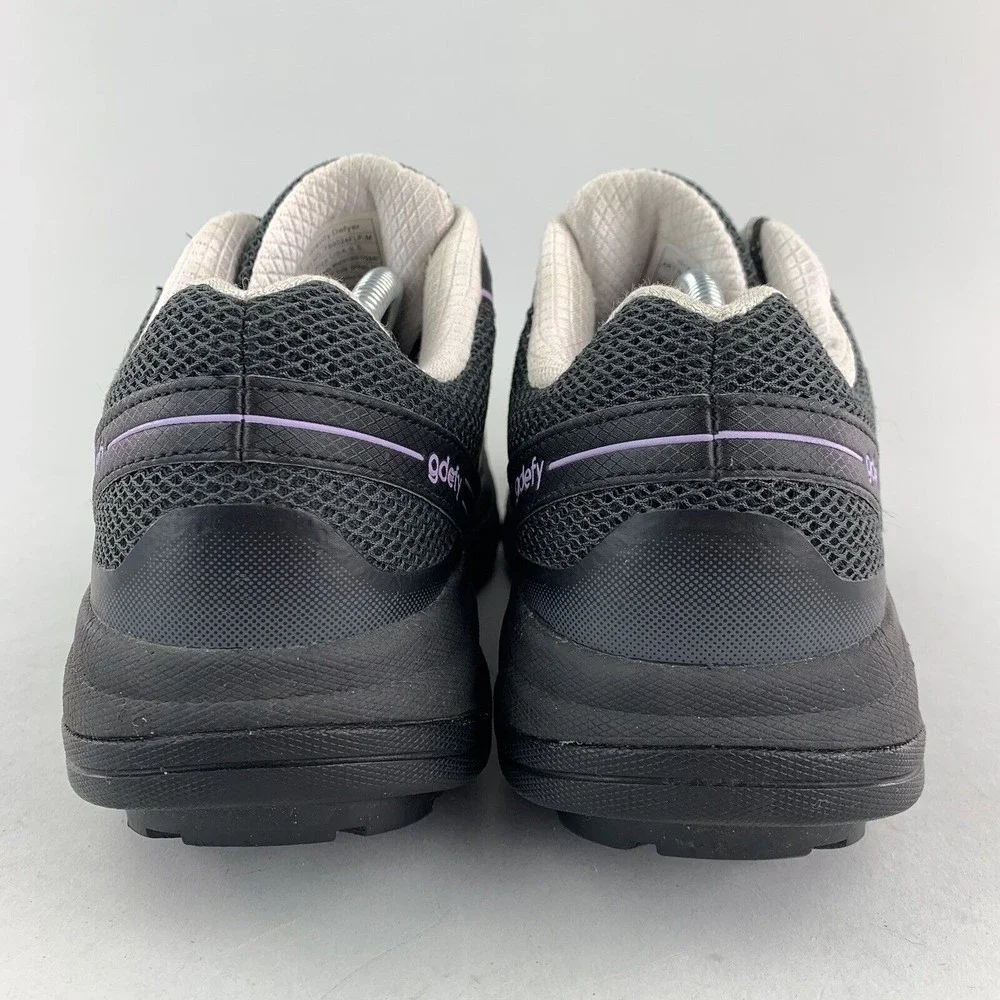 Gdefy Gravity Defyer Mighty Walk Womens Sz 9.5 Black Verso Shock Athletic Shoes